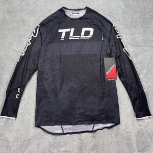 Troy Lee Designs SE Ultra Jersey Mens Small Black Charcoal Grime NEW